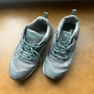 Keen Walking Shoes Lightweight Breathable Trail Hiking‎ Sneakers Gray